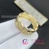 Chanel Coco Crush Ring Quilted Motif, Small Version Yellow Gold and Diamonds J10864
