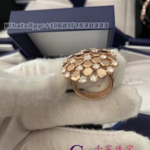 Chaumet Paris Bee My Love Ring Rose gold and diamonds 085391