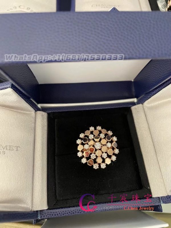 Chaumet Paris Bee My Love Ring Rose gold and diamonds 085391