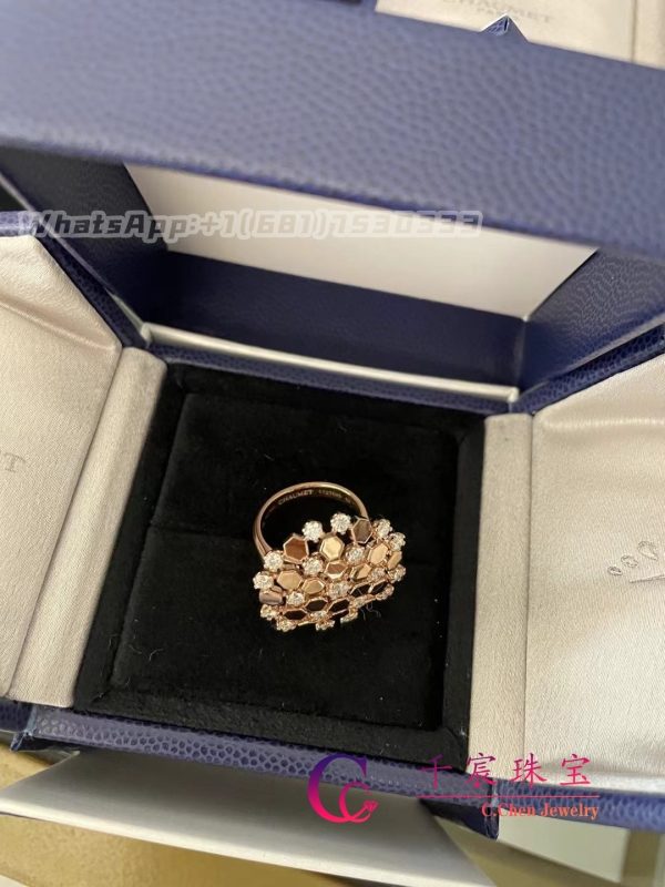 Chaumet Paris Bee My Love Ring Rose gold and diamonds 085391