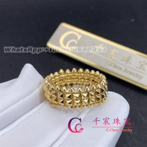 Cartier Clash De Cartier Ring Yellow Gold Double-Row Model B4238300