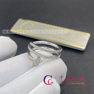 Cartier Juste Un Clou Ring in White Gold And Diamonds B4211100