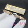 Cartier Love Bracelet Small Model Rose Gold And Paved Diamonds N6710717