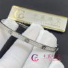 Cartier Love Bracelet Small Model White Gold And Paved Diamonds N6710817