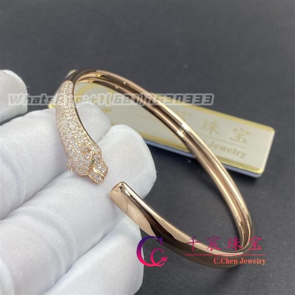 Cartier Panthère De Cartier Bracelet Rose Gold And Diamonds N6717917