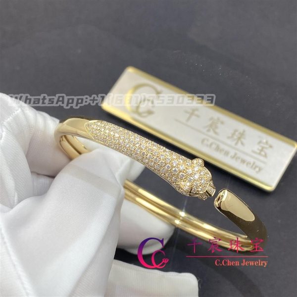 Cartier Panthère De Cartier Bracelet Yellow Gold And Diamonds N6717817