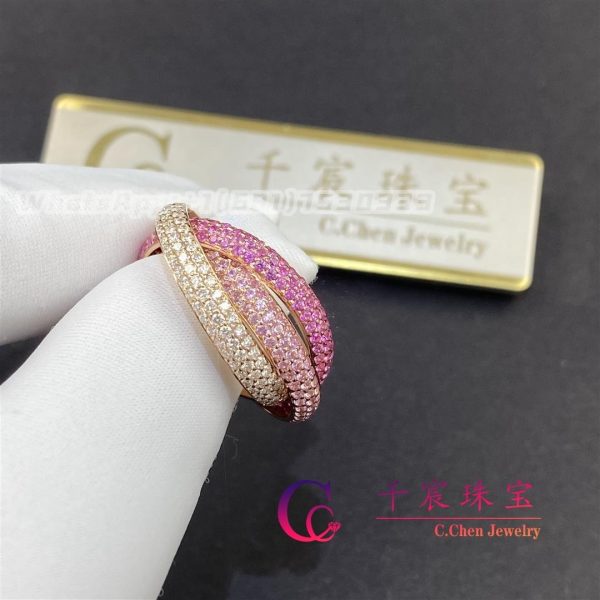 Cartier Trinity Ring Diamonds N4230600