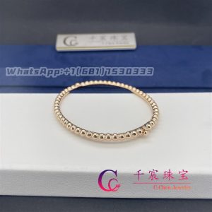 Van Cleef & Arpels Perlée Pearls Of Gold Bracelet Medium Model Rose Gold VCARO7A700