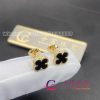 Van Cleef & Arpels Sweet Alhambra Earstuds Yellow Gold And Onyx VCARA44900