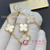 Van Cleef & Arpels Vintage Alhambra Bracelet 5 Motifs Yellow Gold And Mother-Of-Pearl VCARA41800