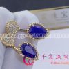 Boucheron Serpent Bohème Earring Yellow Gold Diamond Lapis Lazuli JCO01427