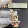 Bulgari Divas’ Dream Necklace Rose Gold Set Diamonds Necklace CL857569