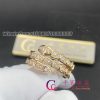 Bulgari Serpenti Viper Two-Coil Rose Gold Ring Set With Pavé Diamonds 357261