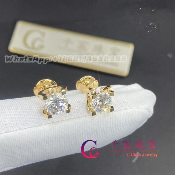 Cartie C De Cartier Earrings Yellow Gold 1CT N8047100
