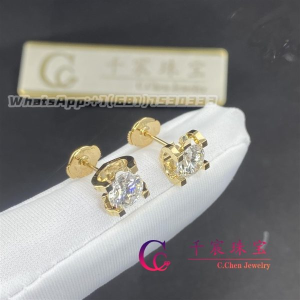 Cartie C De Cartier Earrings Yellow Gold 1CT N8047100