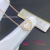 Chopard Happy Diamonds Icons Necklace Rose Gold 81A611-5201