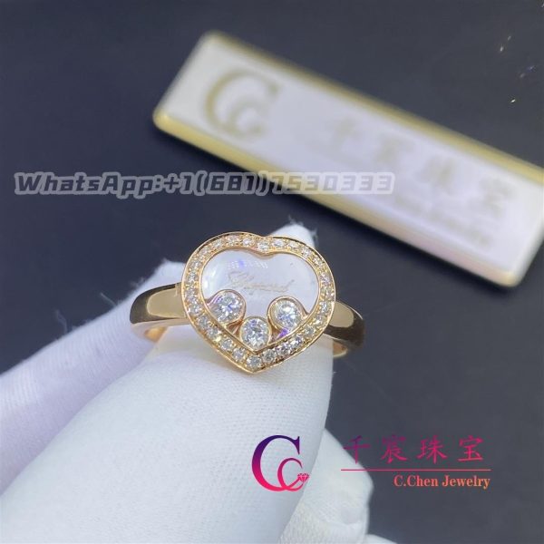 Chopard Happy Diamonds Icons Ring Rose Gold Diamonds @82A611-5200