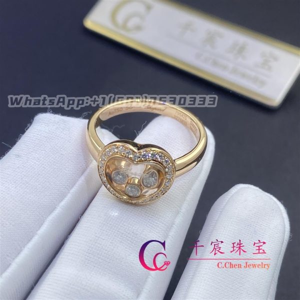 Chopard Happy Diamonds Icons Ring Rose Gold Diamonds @82A611-5200