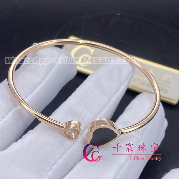 Chopard Happy Hearts Bangle Ethical Rose Gold @857482-5200