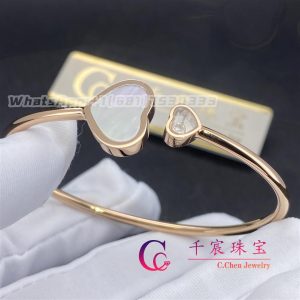Chopard Happy Hearts Bangle Ethical Rose Gold @857482-5300