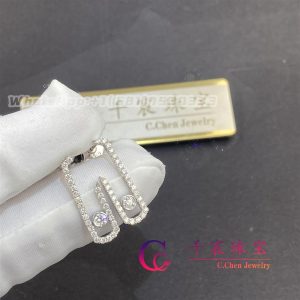 Messika Gigi Hadid Move Addiction White Gold Diamond Earrings 6856-WG