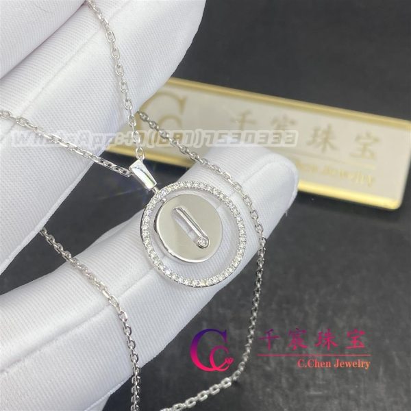 Messika Lucky Move SM White Gold For Her Diamond Necklace 07396-WG