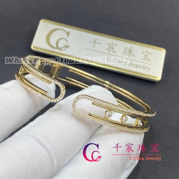 Messika Move 10th Bangle Yellow Gold For Her Diamond Bracelet 11426-YG