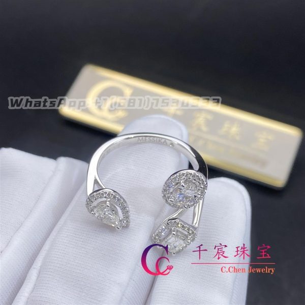 Messika My Twin Trilogy White Gold For Her Diamond Ring 06695-WG