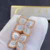 Roberto Coin Princess Flower Earrings With Diamonds And Mother Of Pearl 18K Rose Gold –ADV888EA1837_02
