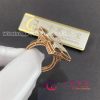 Roberto Coin Princess Flower Ring Rose Gold Diamonds ADR888RI1838