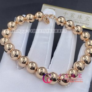 Tiffany HardWear Ball Bracelet in Rose Gold 10mm 60154619