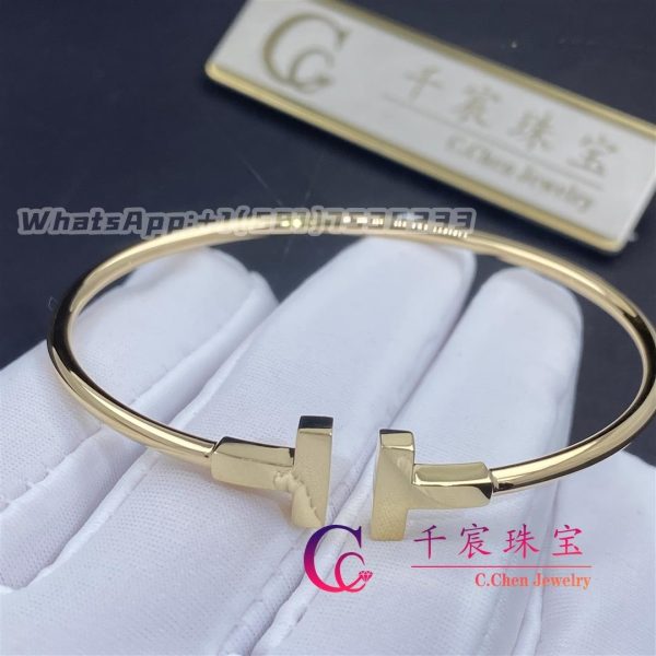 Tiffany T Wire Bracelet in 18k Yellow Gold 60010760