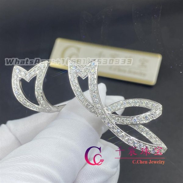 Van Cleef & Arpels Contes d’Hiver Between the Finger ring white gold Diamond VCARP3J600