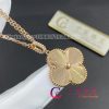Van Cleef & Arpels Magic Alhambra Long Necklace Guilloché Rose Gold