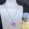 Van Cleef & Arpels Magic Alhambra Long Necklace White Gold And Chalcedony VCARP6L900
