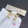 Van Cleef & Arpels Sweet Alhambra butterfly earstuds yellow gold Mother-of-pearl VCARN5JM00