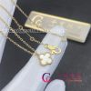 Van Cleef & Arpels Sweet Alhambra Pendant yellow gold Mother-of-pearl VCARF69100