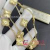 Van Cleef & Arpels Vintage Alhambra necklace 10 motifs yellow gold VCARP3JJ00