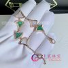 Bulgari DIVAS’ Dream Bracelet Rose Gold With Malachite And Mother Of Pearl BR856995