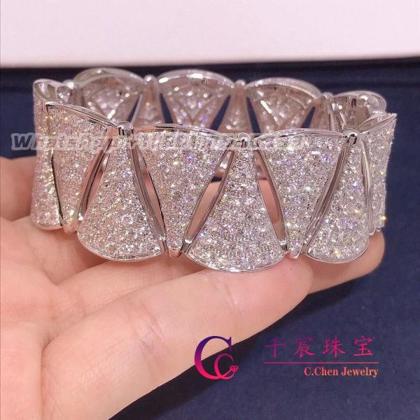 Bulgari Divas’ Dream Bracelet White Gold With Diamonds BR856924