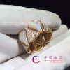 Bulgari Divas’ Dream Ring Mother-of-pearl and pavé diamonds Ring AN856775