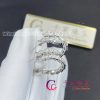 Bulgari Serpenti Viper 18K White Gold Earrings Set With Pavé Diamonds 358360