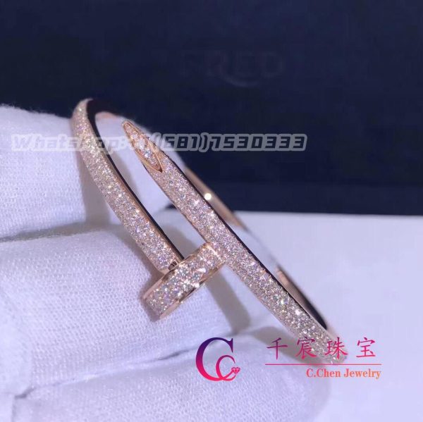 Cartier Juste Un Clou Bracelet Rose Gold And Diamonds N6702117