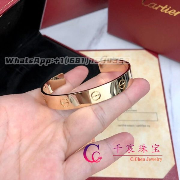 Cartier Love Bracelet Open Bracelet Yellow Gold B6064617 – Width 9mm
