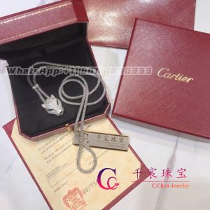 Cartier Panthère De Cartier Necklace white gold set with diamonds N7408238