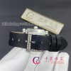 Charles Oudin Pansy Retro with Pearls Watch Medium 24mm Arabic Style Black Straps