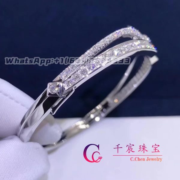 Chaumet Joséphine Eclat Floral white gold and diamond bracelet 082841