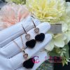 Chopard Happy Hearts Earrings Rose Gold Diamonds And Onyx 837482-5210