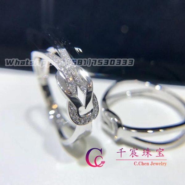 Fred Chance Infinie Ring Medium model white gold and diamonds 4B0866