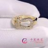 Fred Force 10 Ring Medium Model Yellow Gold And Diamonds 4B0378